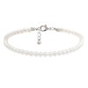 Happyyami Foot Anklet Round Faux Pearl Beads Chains All-Match Metal