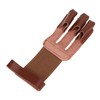 Archery Glove Cowhide Protective 3 Finger Guard Finger Tab Glove