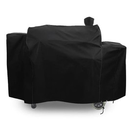 Westeco Grill Cover for Pit Boss Pro Series Triple-Function Combo Grill PB1100PSC2 PB1100PSC1 Pit Boss PB1230 Sportsman 1230 Pellet/Gas Combo Grill Cover Heavy-Duty, Black, PB 67364