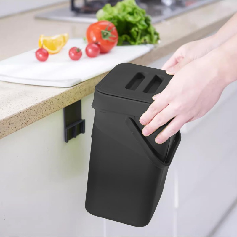 LOLYSIC Kitchen Organic Waste Container, Set of 2 (3L +