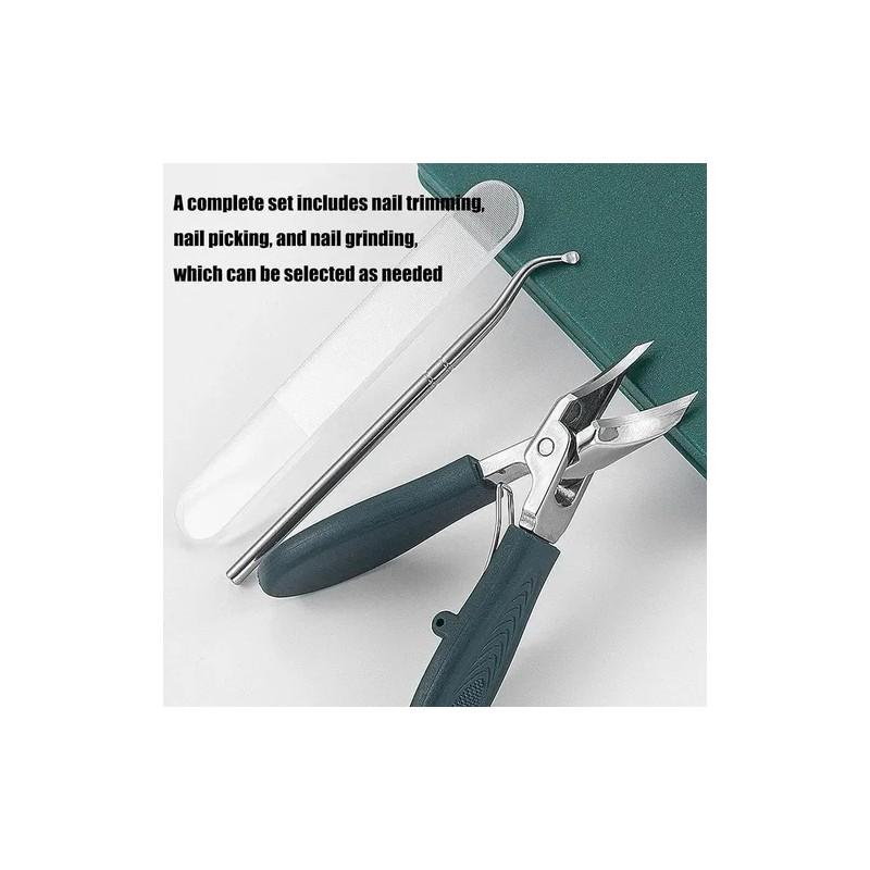 4pcs Cortaúñas Biselado Pico Águila Super Afilado Alicates