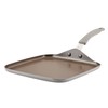 Rachael Ray Cook + Create Nonstick Stovetop Griddle/Grill Pan, Square,