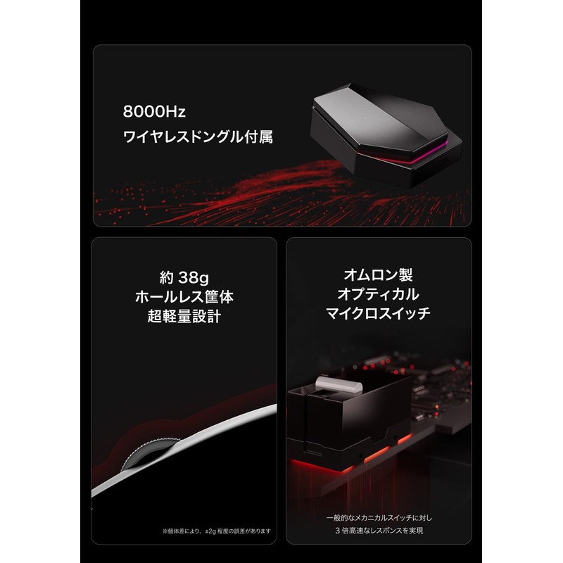 ATK Blazing Sky F1 Ultimate Ultra Lightweight Wireless Gaming Mouse,