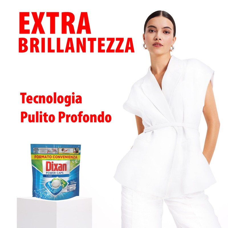 Dixan Power Caps Color, Detersivo Lavatrice in Capsule, Confezione da