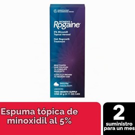 Women's Rogaine 5% Minoxidil Foam for Hair Thinning and Loss, Topical Treatment for Women’s Hair Regrowth, 2-Month Supply