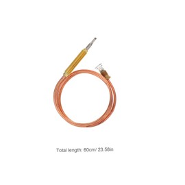 Mipcase Replacement Thermocouple Sensor for Fireplace Thermocouple with Overheat Protection Energy Efficient Replacement Part for Safe and Reliable Operation