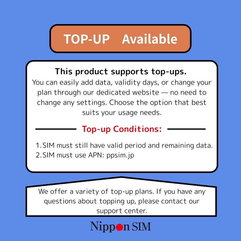 Japan SIM Card 90 Days Data Only | 135GB High-Speed