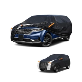 Minivan Car Cover for Kia Carnival MPV/Sedona 1998-2025 100% Waterproof All Weather, Heavy Duty Outdoor Full Exterior Covers Rain Sun Wind UV Protection.