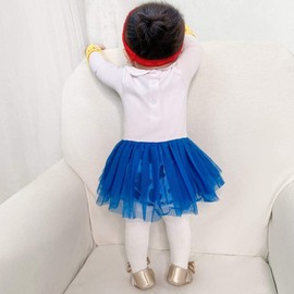 Lito Angels Baby Girls Jessie Bodysuit Onesie Romper with Headband, Infant Fancy Dress Up Costume Birthday Party Outfits, Age 18-24 Months, Long Sleeve