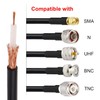 MOOKEERF RG174 Coaxial Cable 30ft, 50 Ohm High Flexibility RG174