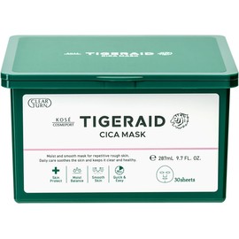 KOSE,Clear Turn Tiger Aid CICA Repair 30 Sheets,  Sheets Face Pack