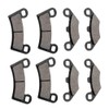Fydun 8 x Iron Brake Pads Front and Rear Wheel