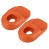 X AUTOHAUX 2pcs Soft Plastic Bicycle Cycling Crank Boot Protectors