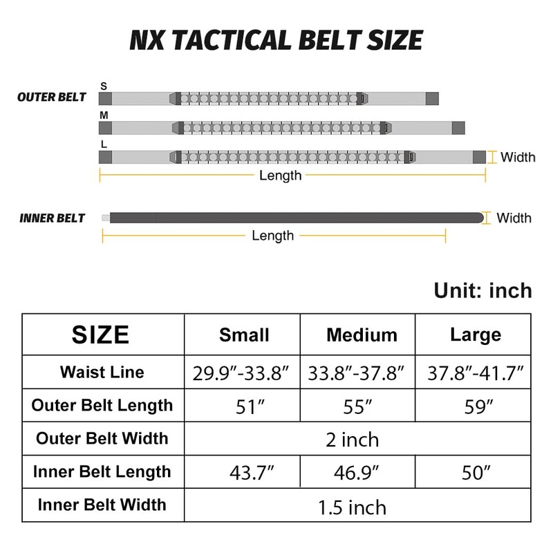 IDOGEAR Tactical Belt 2 Inch Quick Release Rigger Combat Belt