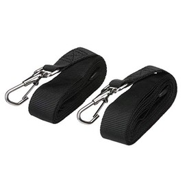 Seachoice 78811 Adjustable Bimini Top Straps with Snap Hooks, 96-inch - Black