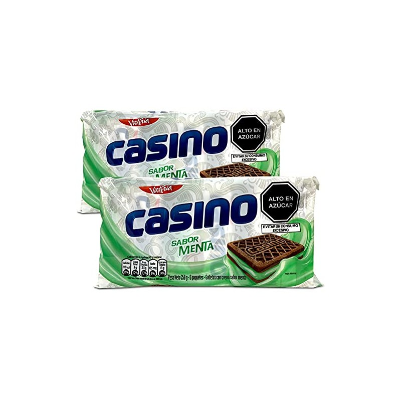 Generic VICTORIA Galletas Peruanas Casino con Crema Sabor a Menta