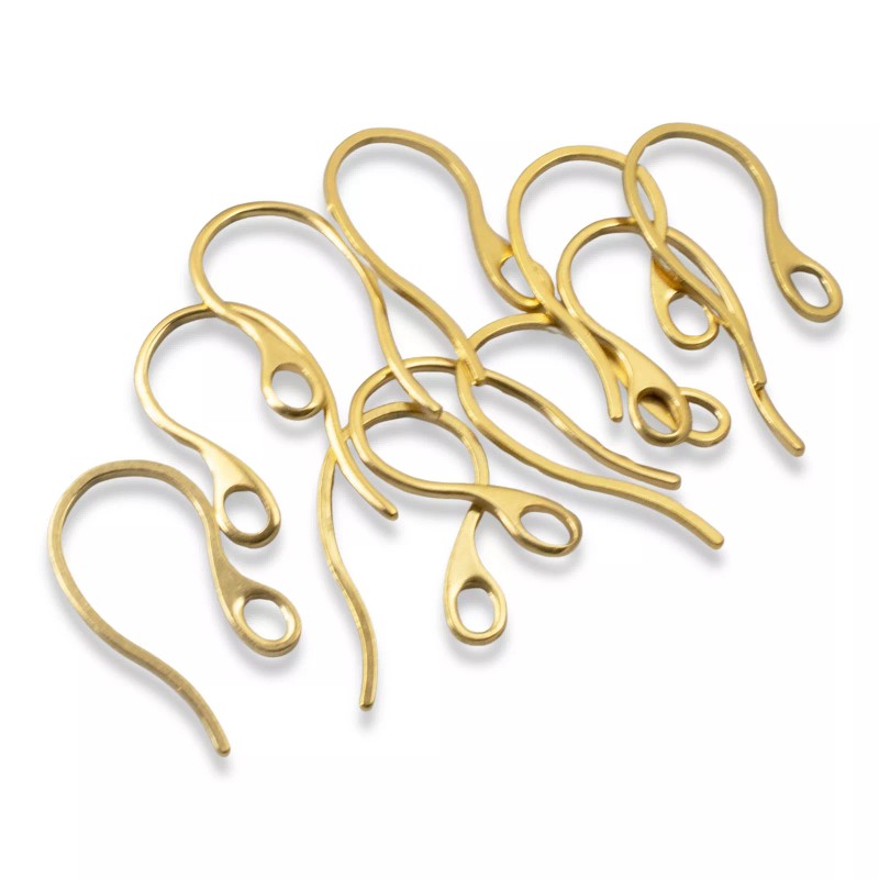 Hackberry Creek 10 Gold-Plated Stainless Steel Ear Wires - Durable
