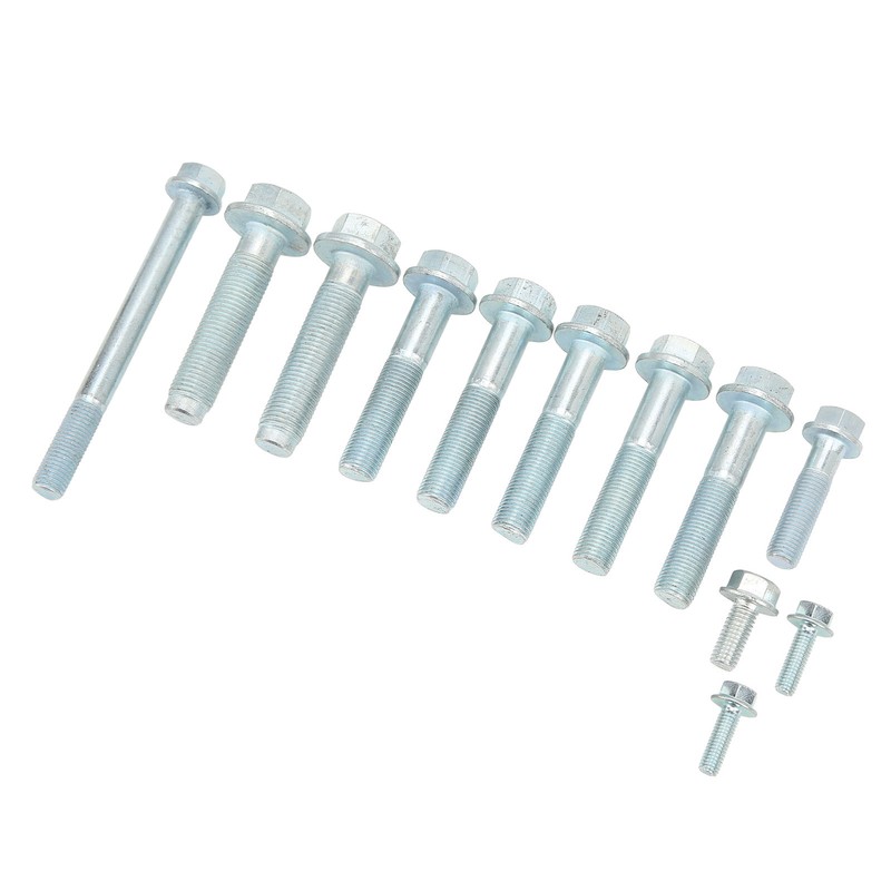 12PCS Transmission Bolt Kit Complete Metal Replacement for Acura B16