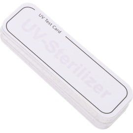 ULTECHNOVO 40pcs Uv Intensity Test Cards for Accurate Uv Detection Reusable Indicator Paper for Sunscreen and Environments
