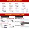 Muzata 10Pack Extension Connector for LED Channel fit Muzata U1SW