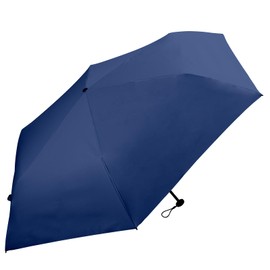 Sugihara 6915 Folding Umbrella, TONICAL Ultra Lightweight, Sun or Rain, 21.7 inches (55 cm), Mini, Black Laminated, Navy, Solid, Lightweight, Parasol, Rain Umbrella, UV Protection, Light Blocking, UV