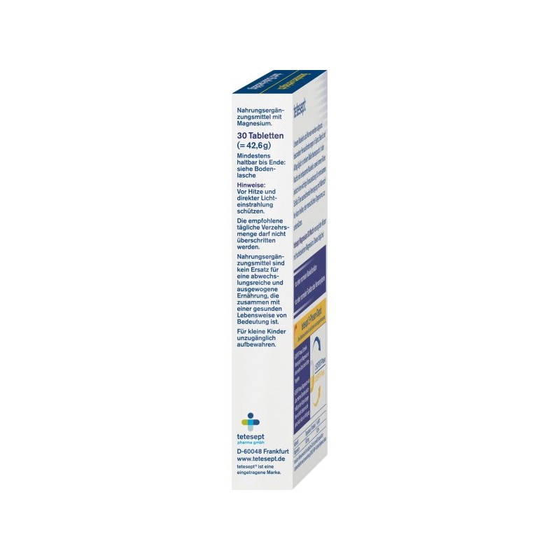 테테셉트 마그네슘 나이트 정제 30정 42.6g Tetesep Magnesium Night Tablets