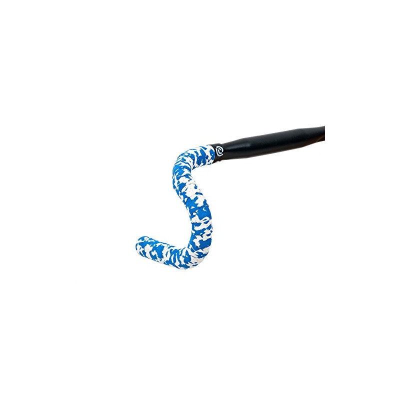 Bike Ribbon Cork Plus Handlebar Tape, White/Blue, XL