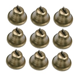 BIUDECO DIY Craft Bronze Bells 20pcs Set Small Bells for Christmas Restaurant Hotel