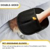 unbranded 5PC Electrostatic Pet Hair Removal Gloves Brush Double-sided Pet