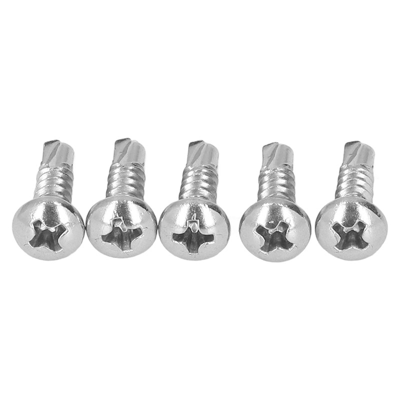 200PCS Round Head Drill Screws 304 Stainless Steel Self Drilling
