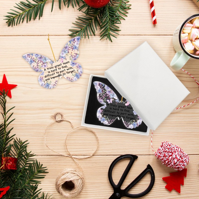 Farewell Gifts for Team Members, Butterfly Keepsake Truly Great Team