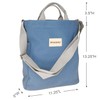 Wrapables Canvas Tote Bag for Women, Casual Cross Body Shoulder