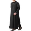 LVCBL Men's Kaftan Long Sleeve Kaftan Men's Long Thobe Men's