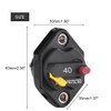 40 Amp Manual Reset Circuit Breaker Switch Car Boat Fuse