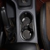 Soft Carbon fiber Car Central Control Water Cup Holder Coaster