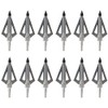 12 Pieces Wide Hunting Head Shooting Arrowheads with Bow 100/125