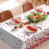 YIDAKO 6 Pack 54 X 108in Valentines Tablecloth Disposable Plastic