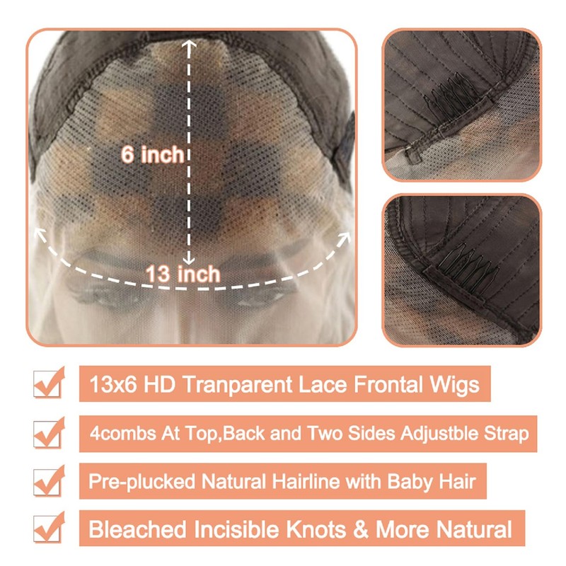 Shoaiye Real Hair Wig for Women Wigs 13 x 6