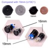 Ulincos Latching Push Button Switch U16F5 1NO1NC SPDT ON/Off Black