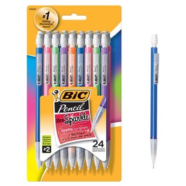 BIC Xtra-Sparkle Mechanical Pencil 5XM5L, Medium Point (0.7 mm), 120-Count