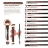MAANGE 15 PCS Makeup Brushes Double-ended Makeup Brush Set Double