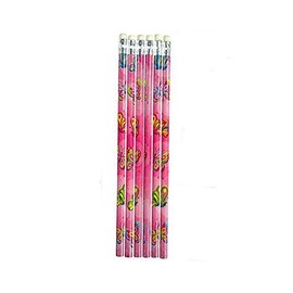 6 Butterfly Pencils for Kids Party Bags | Butterfly Party Supplies Decoration
