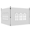 Outsunny Gazebo Side Panels with Window for 3x3(m) or 3x4m