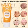1Pcs Orange Exfoliating Gel Scrub for Face and Body Skin,
