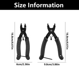 CUWERFO Bike Chain Tool, Chain Link Removal Tool, Chain Pliers, Convenient Bike Chain Plier, for Road Bikes Mountain Bikes