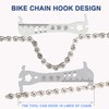 JONMON Bicycle Chain Checker, Bike Wear Indicator Gauge Measuring Ruler