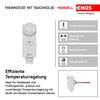 EMOS - mechanical thermostat with immersion sleeve - manual, wired
