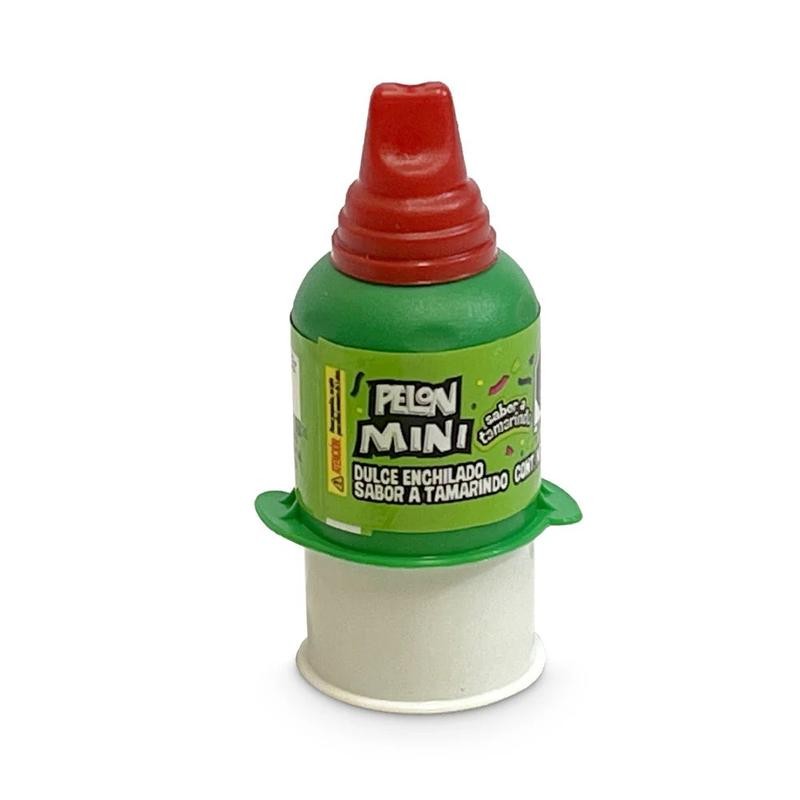 Pelon Mini Tamarind Candy | 12-Pack Squeeze Bottles | Sweet