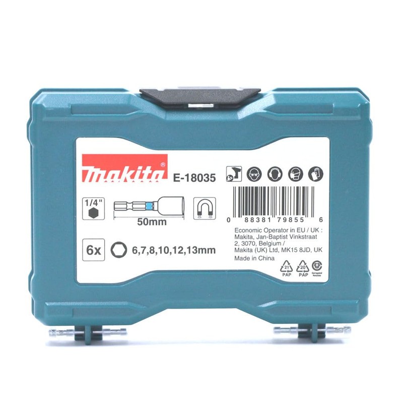 Makita Hexagonal Impact Socket Bit 0.27, 0.31, 0.47, 0.4, 0.47,