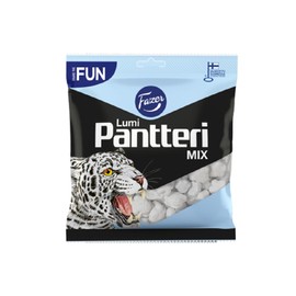 Fazer Lumi Pantteri (Snow Panther) Mix of Fruity and Salty Licorice Wine Gums Candy Party Bag 280g